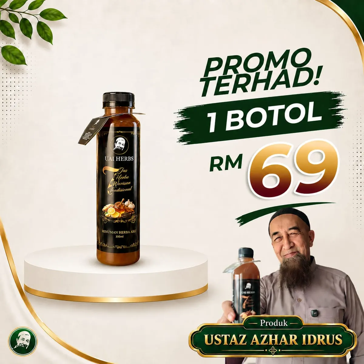 Set Rasa - 1 botol Jus UAI Herbs, RM69