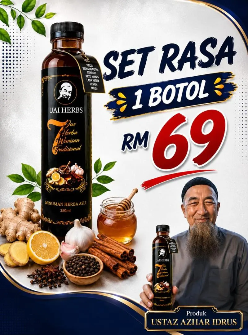 Set Rasa - 1 botol Jus UAI Herbs, RM69