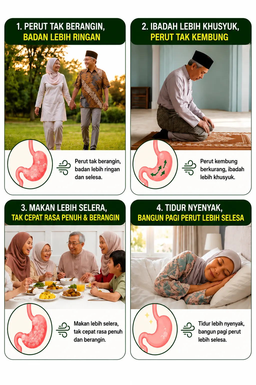 Perkongsian pelanggan selepas mengamalkan Jus UAI Herbs